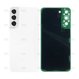 Vitre arrière pour Samsung Galaxy S22 Plus S906B avec objectif Phantom White Original