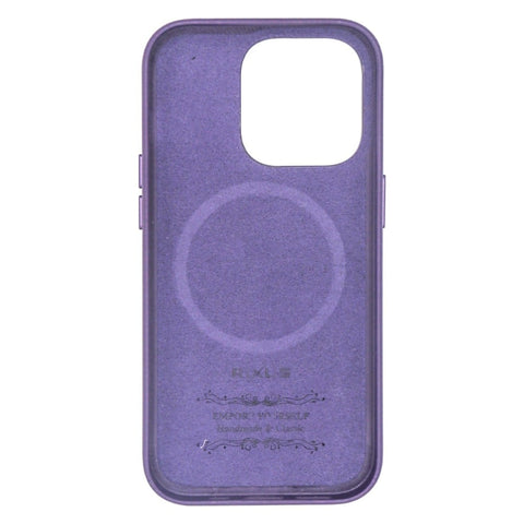 Étui Rixus Classic 02 avec MagSafe pour Apple iPhone 14 Pro violet