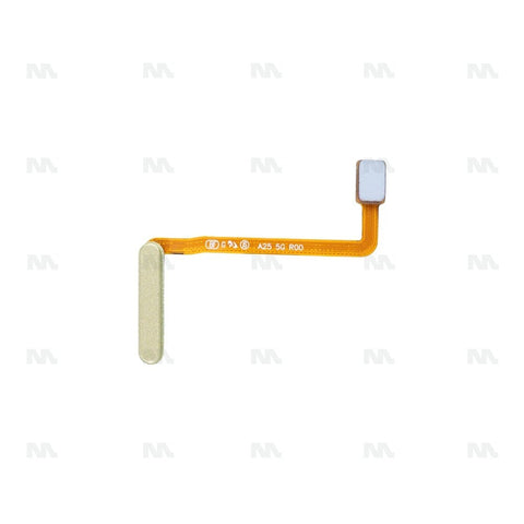 Capteur d'empreintes digitales et Nappe On/Off pour Samsung Galaxy A15 5G A156B – Jaune – OEM