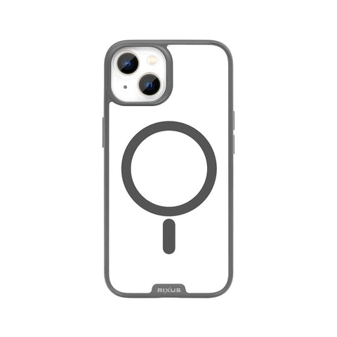 Coque Rixus Crystal Amber pour Apple iPhone 13 - Gris