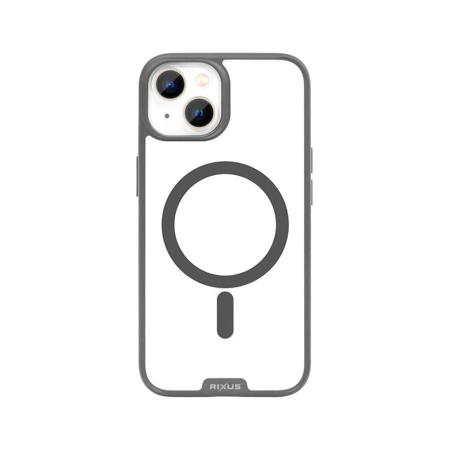 Coque Rixus Crystal Amber pour Apple iPhone 13 - Gris