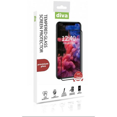Protecteur d'écran Diva Premium Plus pour Samsung Galaxy S22 Plus - Noir
