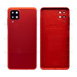 Vitre arrière pour Samsung Galaxy A12 A125F avec objectif rouge OEM
