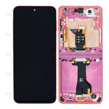 Chassis + Ecran Officiel Service Pack + Vitre pour Samsung Galaxy Z Flip7 F766B - Coral Red