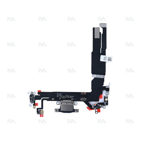 Nappe Connecteur de Charge Compatible pour Apple iPhone 16 - Noir