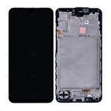 Chassis + Ecran Officiel Service Pack + Vitre pour Samsung A17 4G A175F - Noir