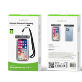 Sac étanche flottant pour téléphone portable Rixus RXBG19 - Noir