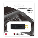 Clé USB Kingston DataTraveler Exodia 128 Go noir + jaune USB 3.2 Gen 1