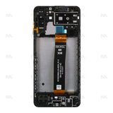 Chassis + Ecran Officiel Service Pack + Vitre pour Samsung Galaxy A13 5G A136B - Noir