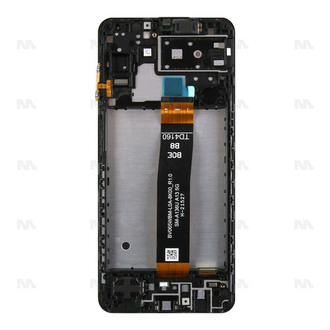 Chassis + Ecran Officiel Service Pack + Vitre pour Samsung Galaxy A13 5G A136B - Noir