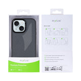 Coque de protection Mag Carbon avec MagSafe pour Apple iPhone 15 Plus – Titanium Black