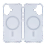 Étui anti-éclatement Rixus avec MagSafe pour Apple iPhone 16 Plus transparent