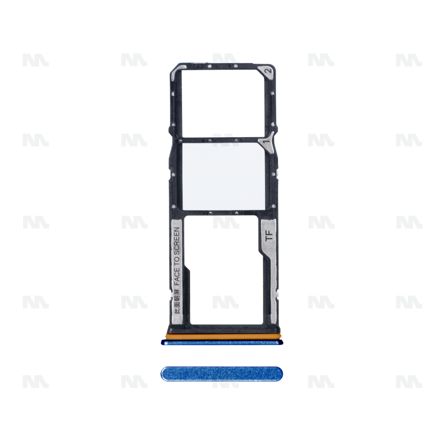 Support pour carte SIM pour Xiaomi Redmi 12C – bleu océan – OEM