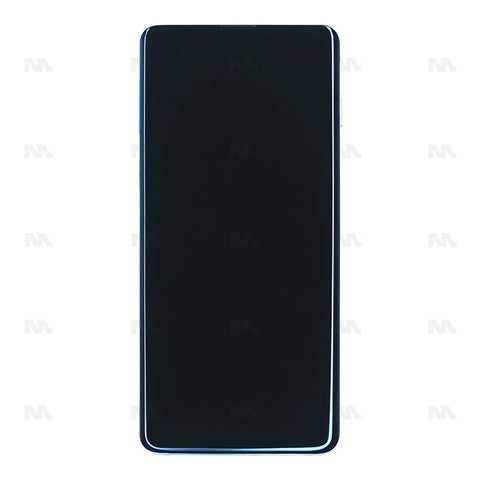 Chassis + Ecran Officiel Service Pack + Vitre pour Samsung Galaxy S10 G973F - Prism White