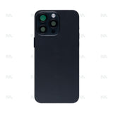 Boîtier avec petites pièces en titane noir OEM pour Apple iPhone 15 Pro Max