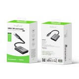 Adaptateur lecteur de carte SD/TF USB-C Rixus RXCR01 Gris sidéral