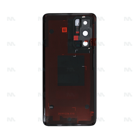 Vitre arrière pour Huawei P40 avec objectif - Noir - OEM