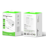Adaptateur Rixus RX90L avec câble USB-C vers Lightning 1 m 20 W blanc