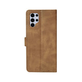Bibliothèque Rixus pour Samsung Galaxy S25 Ultra Marron clair