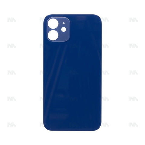 Vitre arrière avec bloc complet pour Apple iPhone 12 - Bleu - Compatible