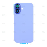 Vitre Arrière sans NFC, cadre d'appareil photo agrandi bleu brumeux Compatible pour Apple iPhone 17