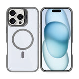 Étui Rixus Classic 03 avec MagSafe pour Apple iPhone 16 Pro gris titane