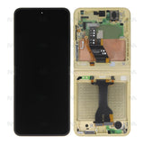 Chassis + Ecran Officiel Service Pack + Vitre pour Samsung Galaxy Z Flip6 F741B - Jaune
