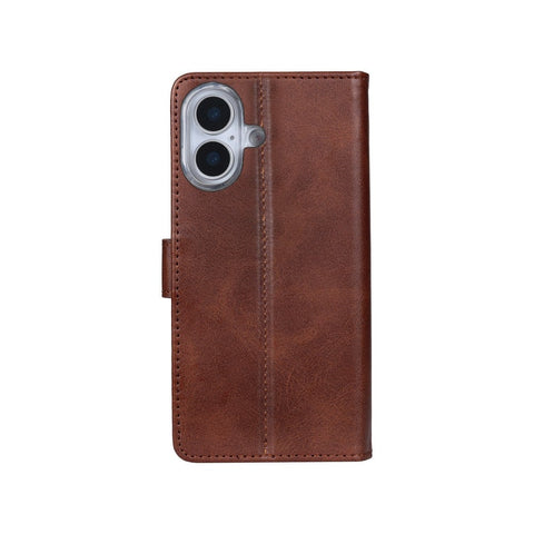 Rixus Bookcase pour Apple iPhone 17 Marron