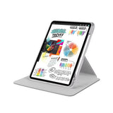 Étui de protection en cuir PU gris pour iPad Air, Air 2 9,7