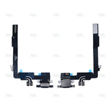 Nappe Connecteur de Charge Compatible pour Apple iPhone 16 Pro Max - Titane Noir