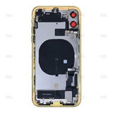 Boîtier pour Apple iPhone 11 avec petites pièces jaunes compatibles