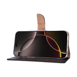 Rixus Bookcase pour Apple iPhone 17 Air Noir