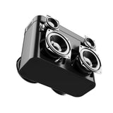 Enceinte Bluetooth Yibolang X48Pro avec deux microphones, couleur noire