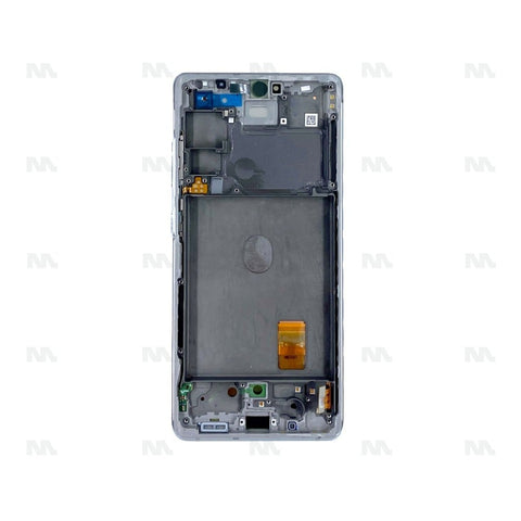 Chassis + Ecran Officiel Service Pack + Vitre pour Samsung Galaxy S20 FE G780F / 5G G781B - Cloud White