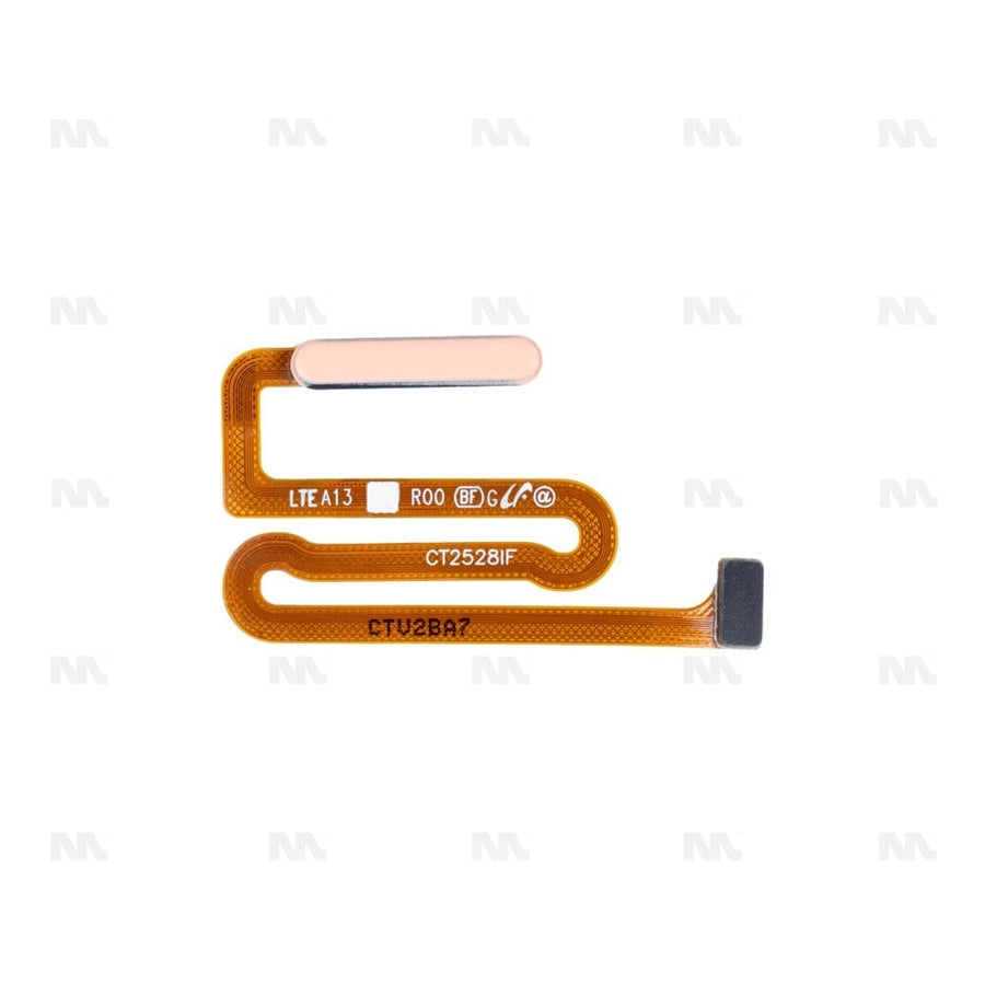 Capteur d'empreintes digitales et Nappe On/Off pour Samsung Galaxy A13 5G A136B – Peach – OEM