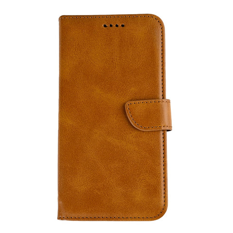 Bibliothèque Rixus pour Samsung Galaxy S25 Edge Marron clair