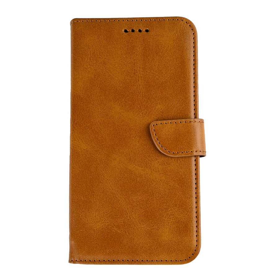 Bibliothèque Rixus pour Samsung Galaxy S25 Edge Marron clair