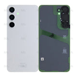 Vitre arrière pour Samsung Galaxy S24 Plus S926B avec lentille, gris marbré, Original