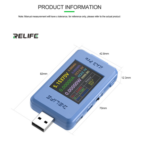 Testeur intelligent USB Relife XA3 Pro