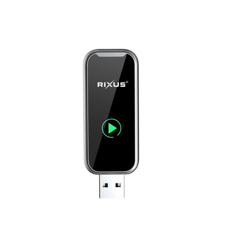Dongle Carplay sans fil Rixus RXCP03 gris métallisé