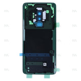 Vitre arrière pour Samsung Galaxy S9 Plus G965F avec objectif - Noir nuit - OEM