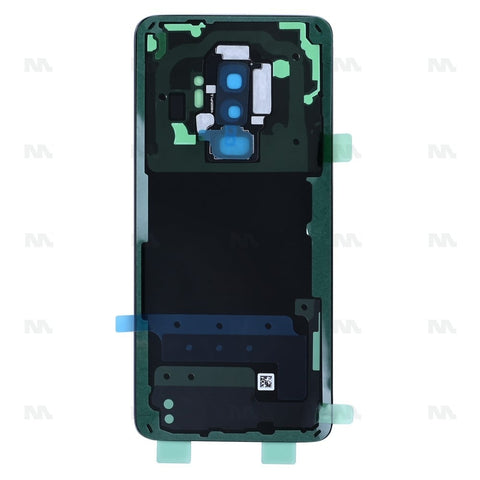 Vitre arrière pour Samsung Galaxy S9 Plus G965F avec objectif - Noir nuit - OEM