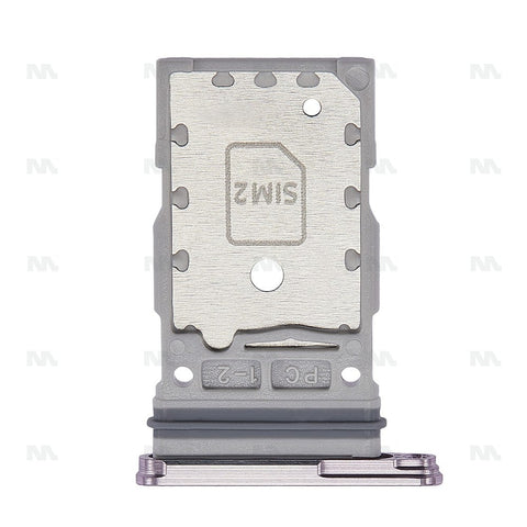 Support de carte SIM Lavande OEM pour Samsung Galaxy S23 S911B, S23 Plus S916B