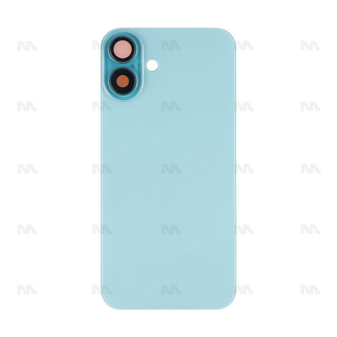 Vitre Arrière sans NFC, cadre de caméra agrandi pour Apple iPhone 16 Plus - Compatible avec Teal