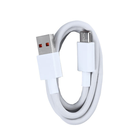 Câble de recharge rapide Xiaomi USB-A vers USB-C blanc 100 cm 6 A blanc Boîte d'origine