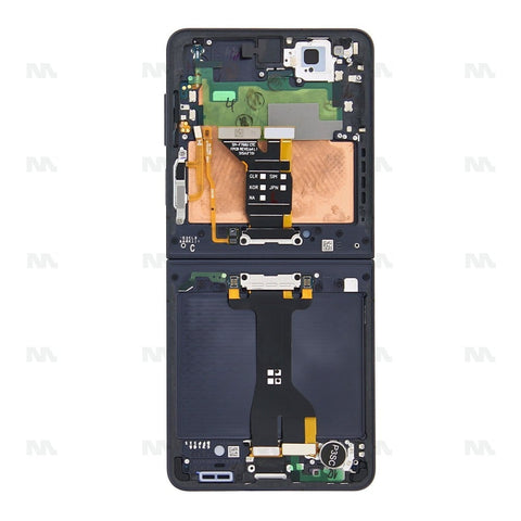 Chassis + Ecran Officiel Service Pack + Vitre pour Samsung Galaxy Z Flip7 F766B - Jet Black