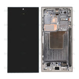 Chassis + Ecran Original Reconditionné + Vitre pour Samsung Galaxy S24 Ultra S928B - Titanium Gray