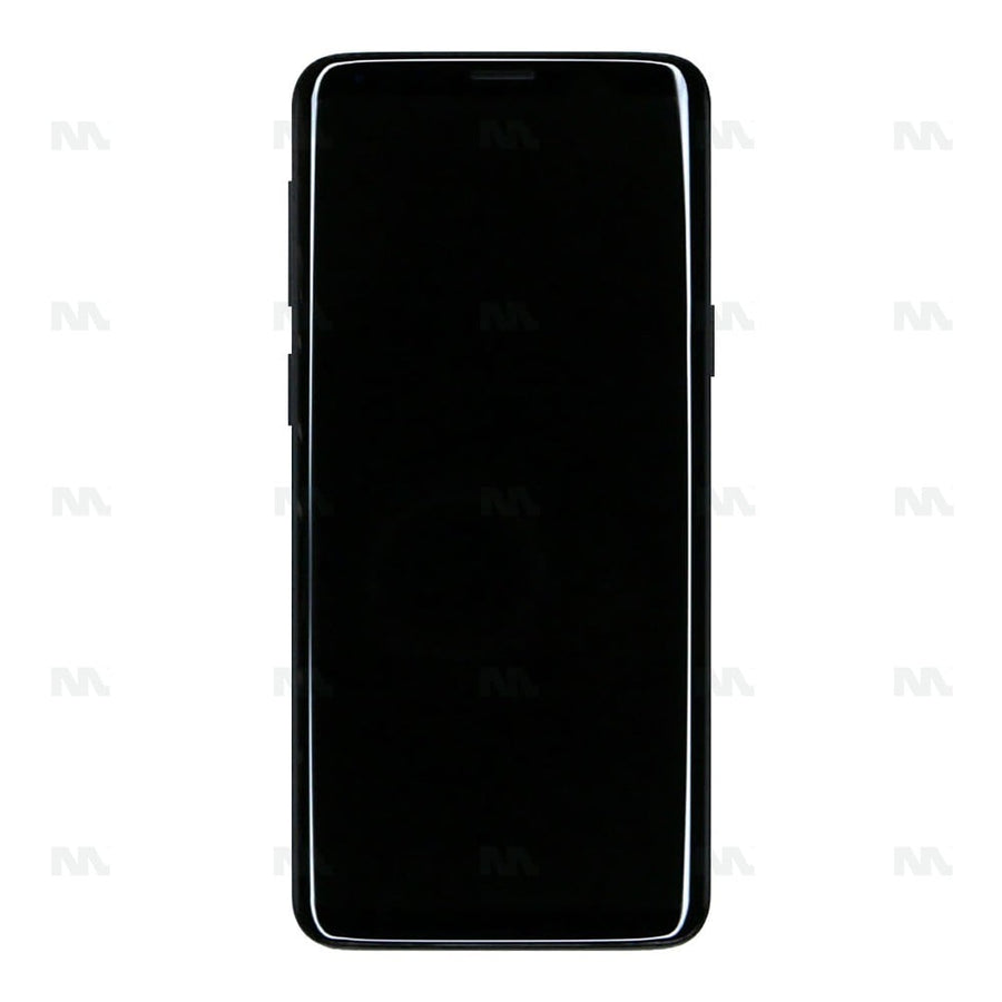 Chassis + Ecran Officiel Service Pack + Vitre pour Samsung Galaxy S9 G960F - Midnight Black