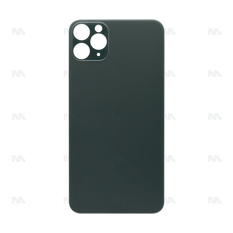Vitre Arrière pour Apple iPhone 11 Pro Max, cadre d'appareil photo agrandi, vert, compatible