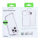 Étui antichoc Rixus Armor-X pour Apple iPhone 17 Pro transparent